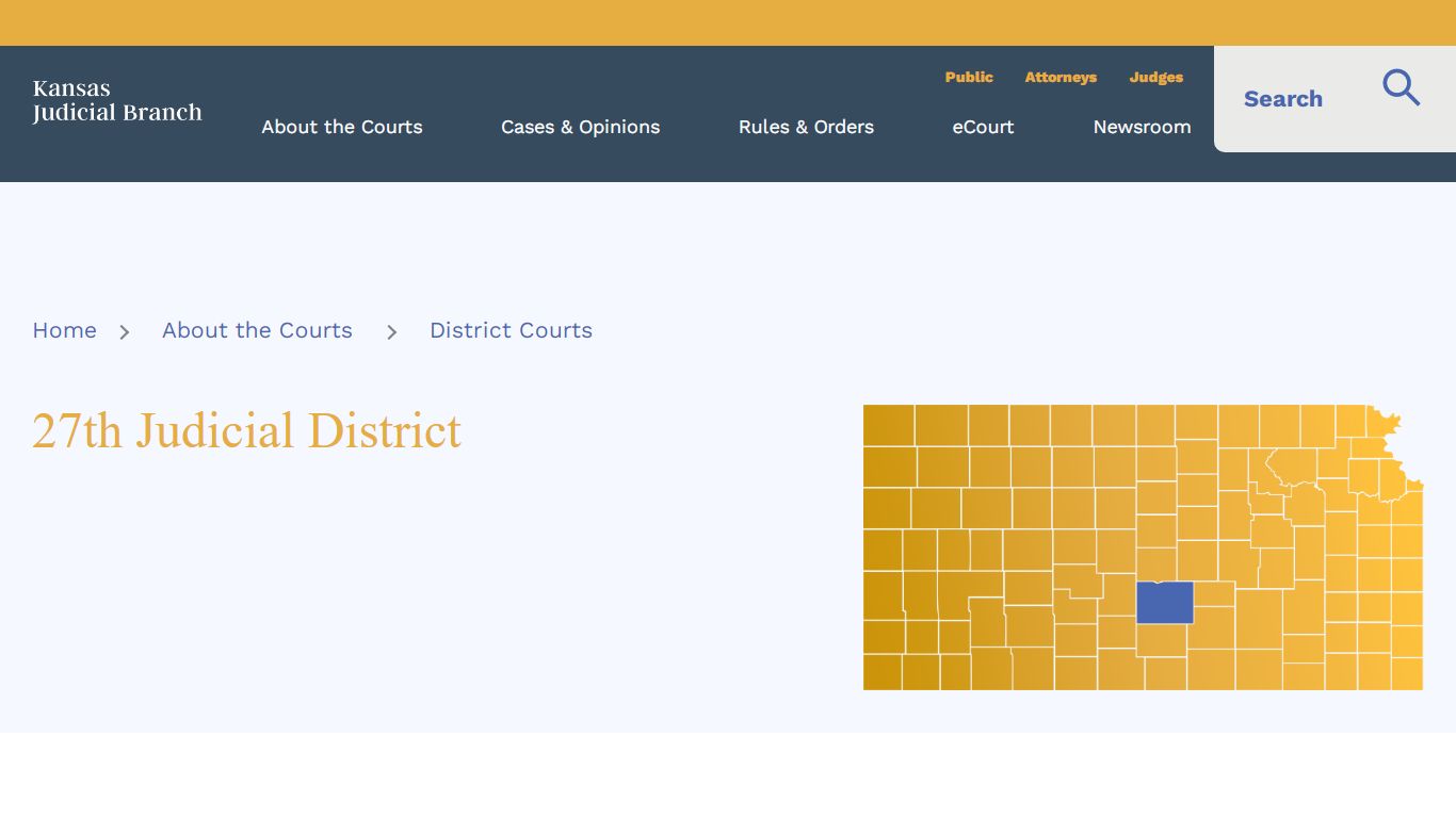 KS Courts - 27th Judicial District